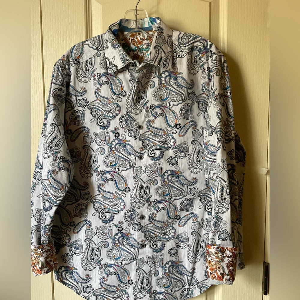 Robert Graham paisley cotton shirt